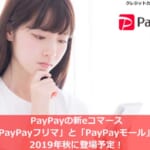 PayPayの新eコマース「PayPayフリマ」と「PayPayモール」が2019年秋に登場予定！